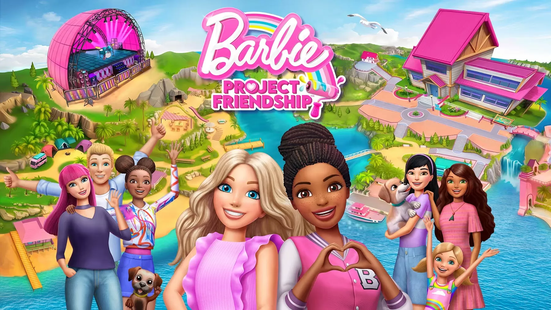 ps4《芭比娃娃:友谊计划(Barbie Project Friendship)》CUSA44255[5.05]欧版中文