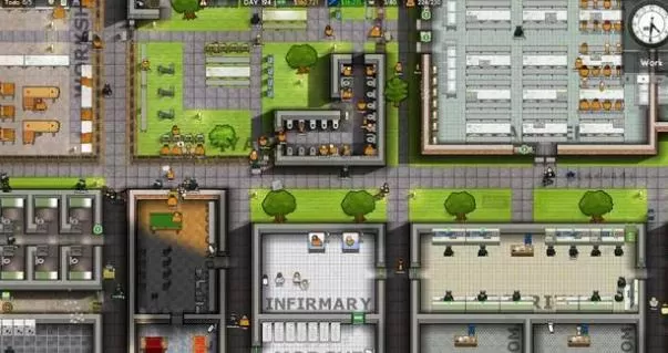 switch《监狱建筑师(Prison Architect)》[NSZ]美版中文+1.0.21补丁+6DLC