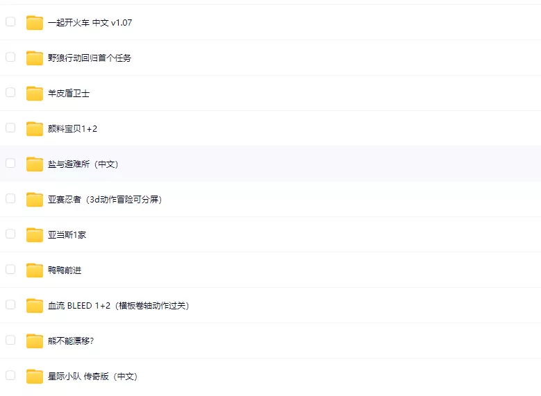 【合家欢】ps4《双人/多人（1-4）同屏小游戏合集》_0