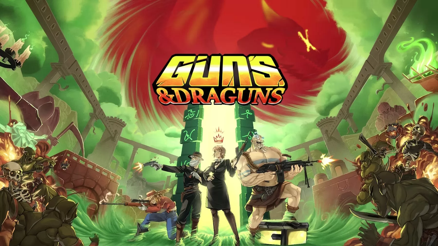 switch《枪与龙枪/Guns And Draguns》[NSZ]美版