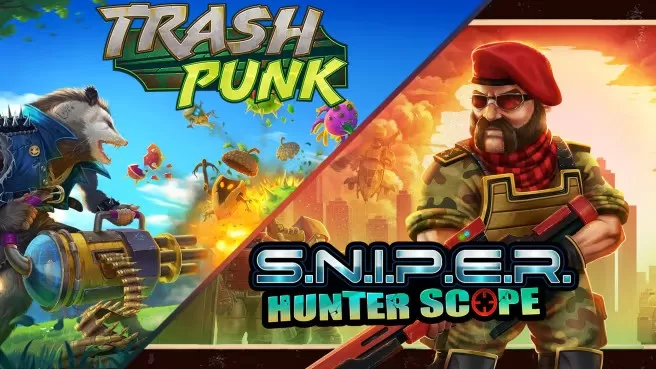 switch《二合一Trash Punk&S.N.I.P.E.R-Hunter Scope》[NSZ]美版中文