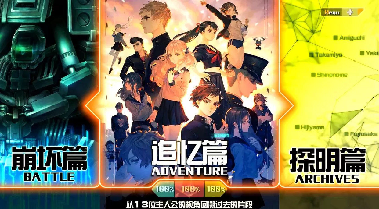 switch《十三机兵防卫圈》[XCI整合]港中+特典+机密文档