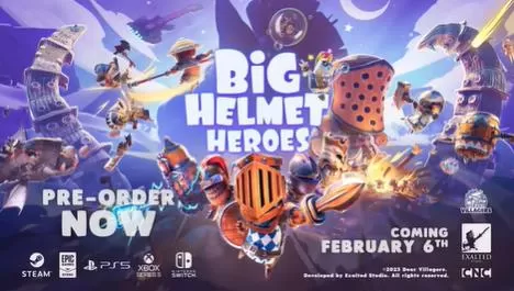 switch《大头盔英雄/Big Helmet Heroes》[NSZ]美版中文+1.0.3补丁