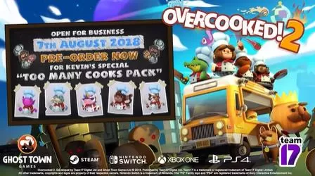 switch《胡闹厨房2(Overcooked!2)》[NSZ]美版中文+1.0.17补丁+5DLC
