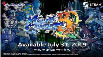 switch《神力刚巴尔特爆裂(MIGHTY GUNVOLT BURST)》[NSZ]美版+1.4.3补丁+7DLC