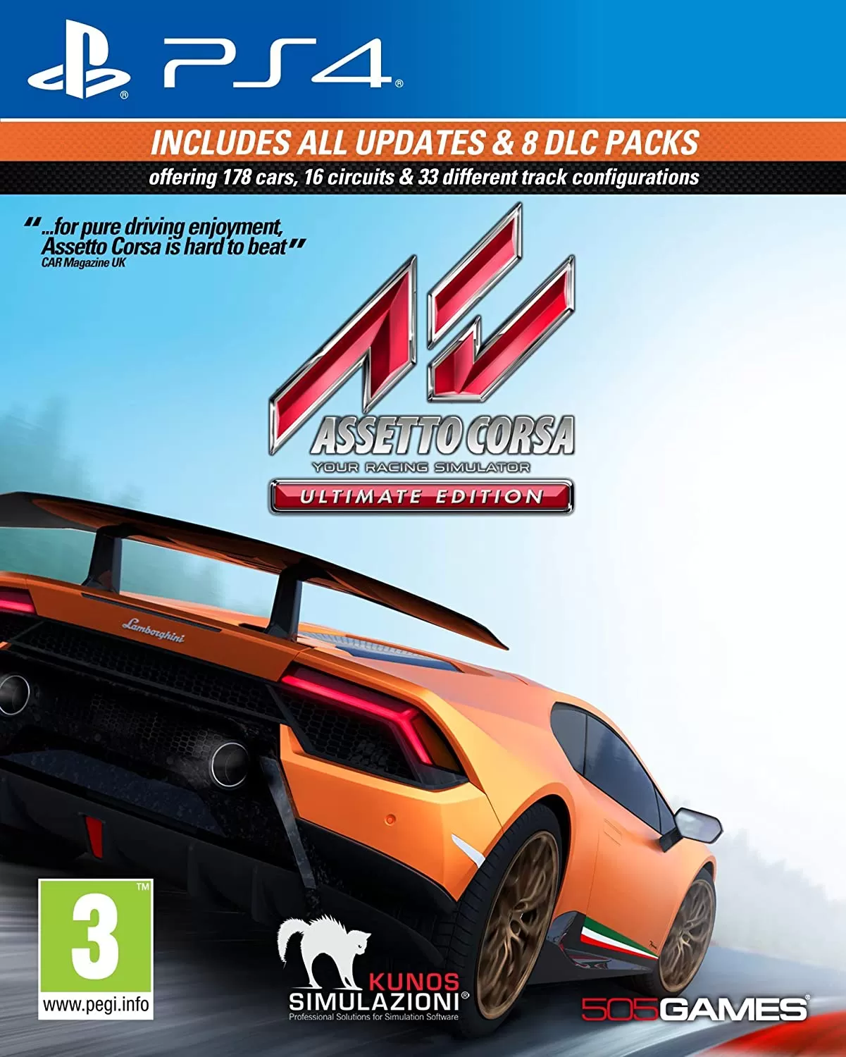 【5.05】PS4《神力科萨终极版/Assetto Corsa Ultimate Edition》CUSA01830完整版_0