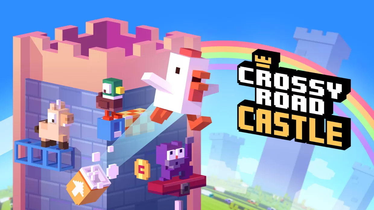 switch《天天过马路之登高塔 Crossy Road Castle》美版中文NSZ下载【含1.003.000补丁】