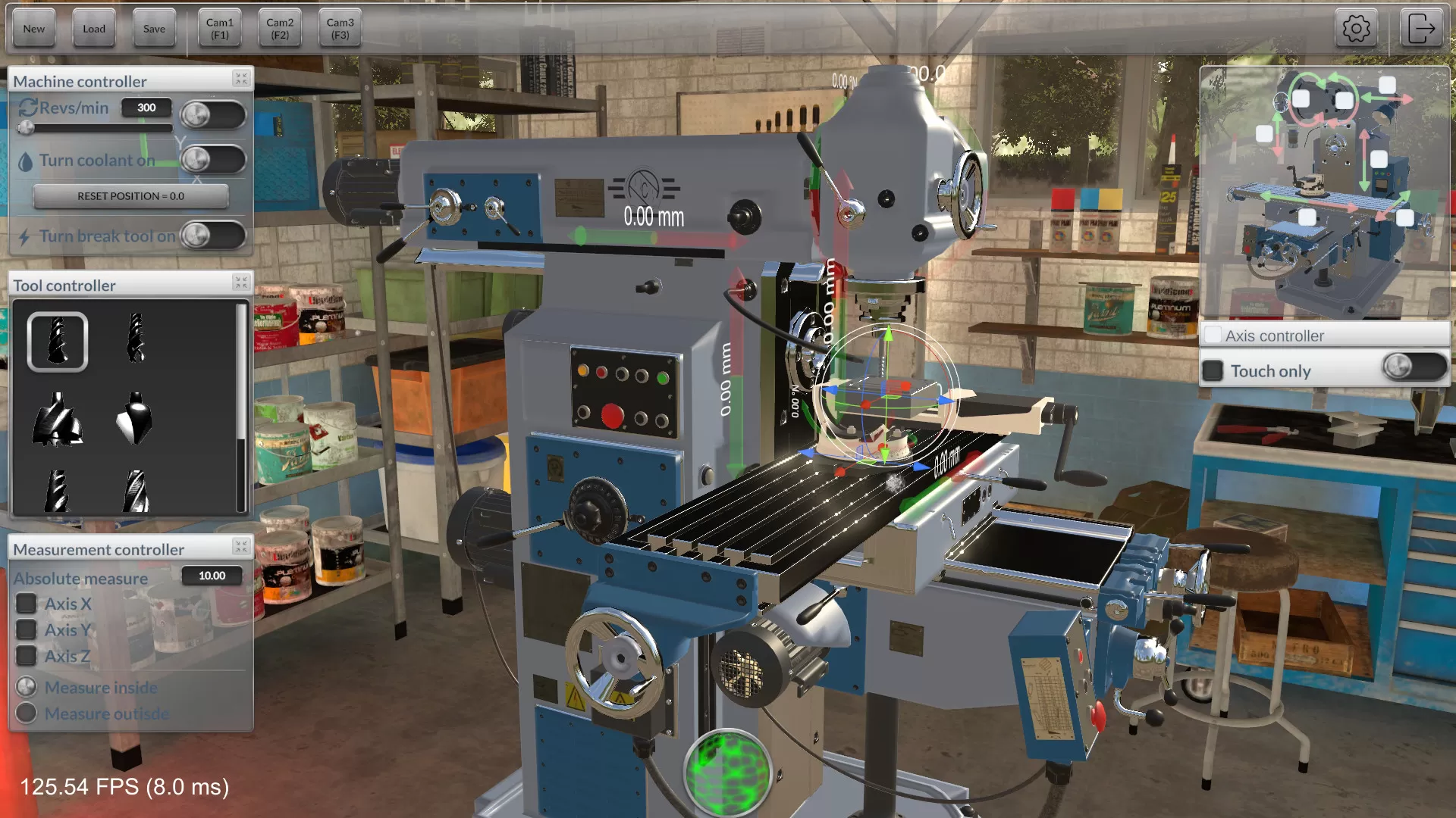PC《铣削机模拟器(Milling machine simulator)》中文版下载v1.4.0