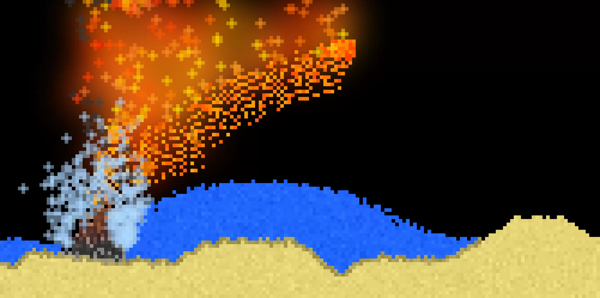 PC《沙粒模拟场/沙盒模拟器(Sandboxels)》中文版下载v1.12