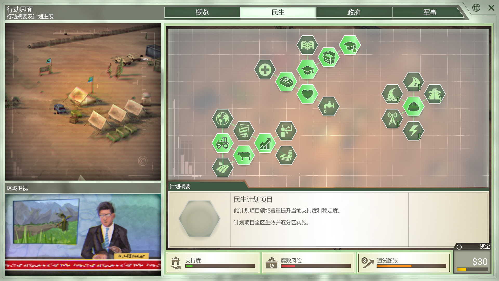 PC《反叛公司:局势升级(Rebel Inc: Escalation)》中文版下载v1.4.0.11_0