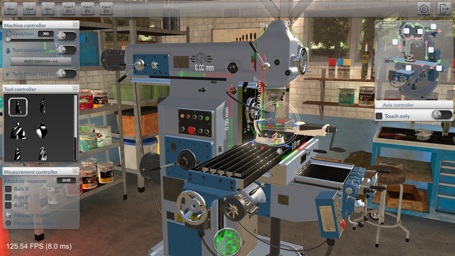 PC《铣削机模拟器(Milling machine simulator)》中文版下载Build.20430822_0
