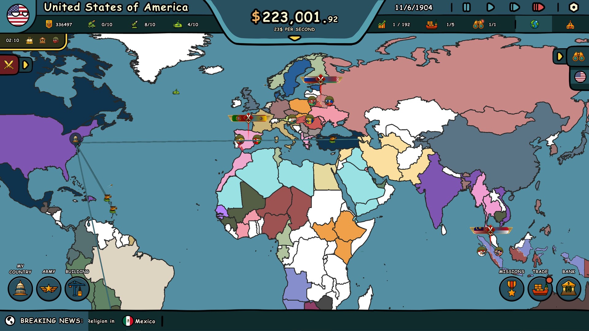 PC《球国：权力协议(Countryballs: Power Protocol)》中文版下载v1.0.0_0